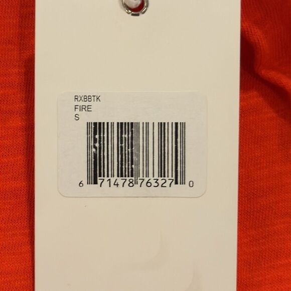 PJ SALVAGE NWT WOMEN’S BACK TO BASICS TANK IN SIZE SMALL COLOR FIRE - Picture 3 of 3